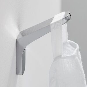 West Elm chrome wall hook in silver